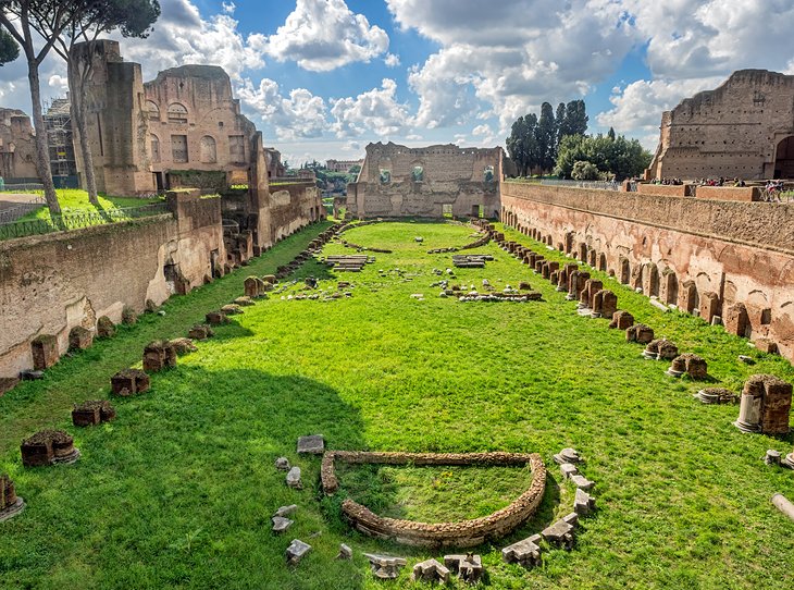 Stadium of Domitian on Palatine Hill