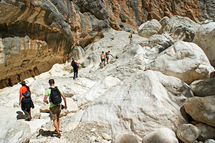 Hiking in Gola Su Gorropu