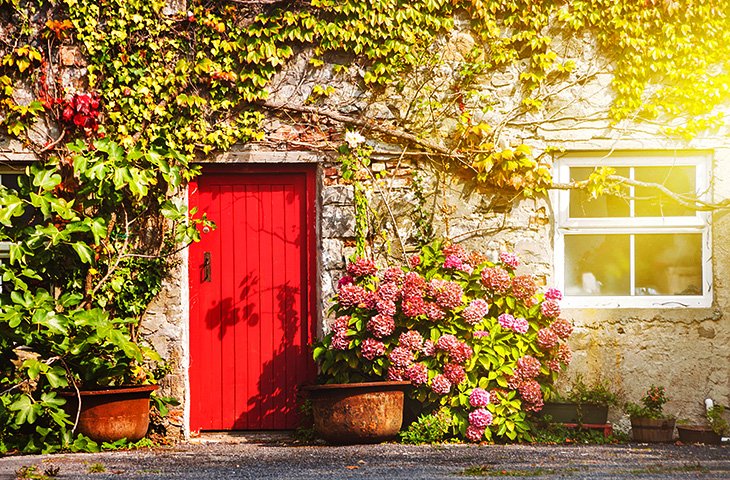 Beautiful facade in Galway