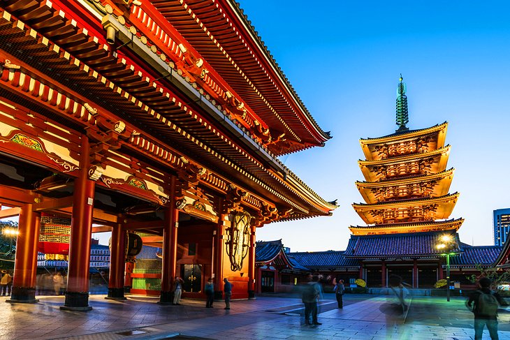 top areas to visit tokyo