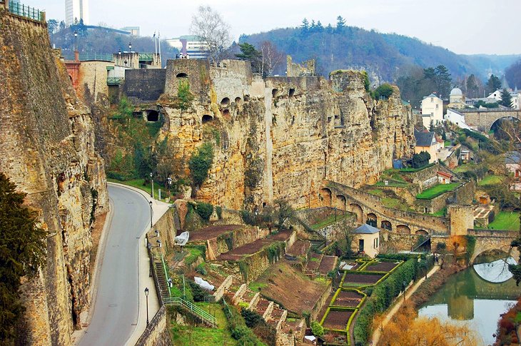 The Bock and the City Casements, Luxembourg City