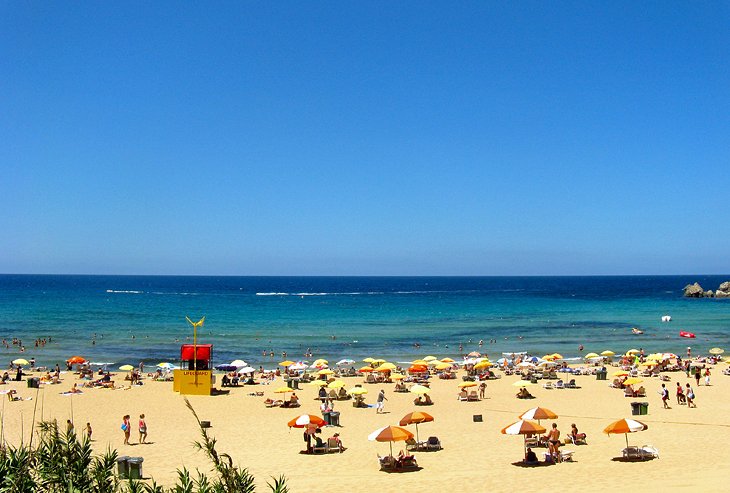 Golden Bay Beach, Island of Malta 