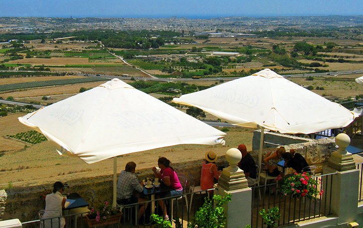 View from the Palazzo de Piro Café