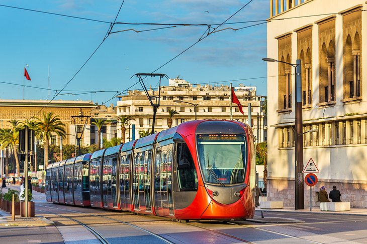City tram in Casablanca