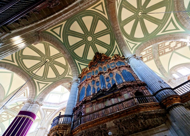 Interior of the Mexico City Metropolitan Cathedral