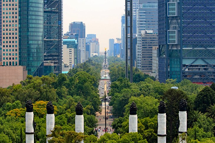 Vue depuis le château de Chapultepec