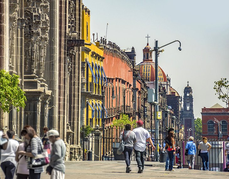 Downtown Mexico City near Zocalo