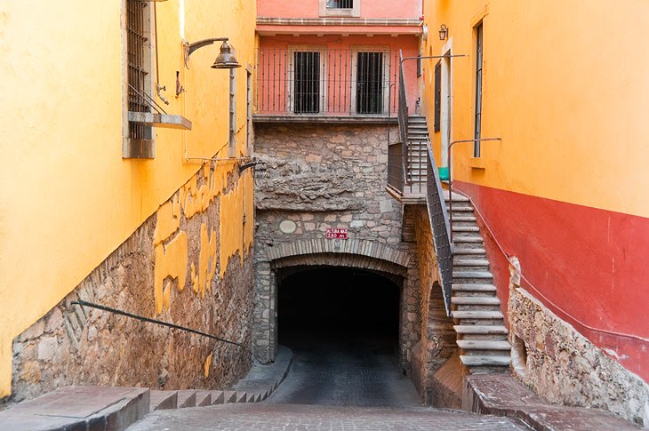 A tunnel in Guanajuato