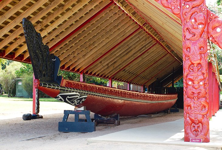 Maori War Canoe