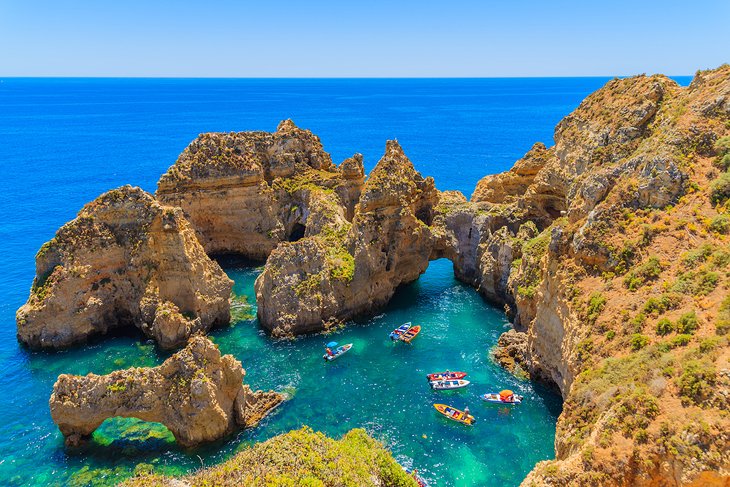 Ponta da Piedade in the Argarve region