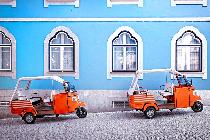 Tuk tuks in Lisbon