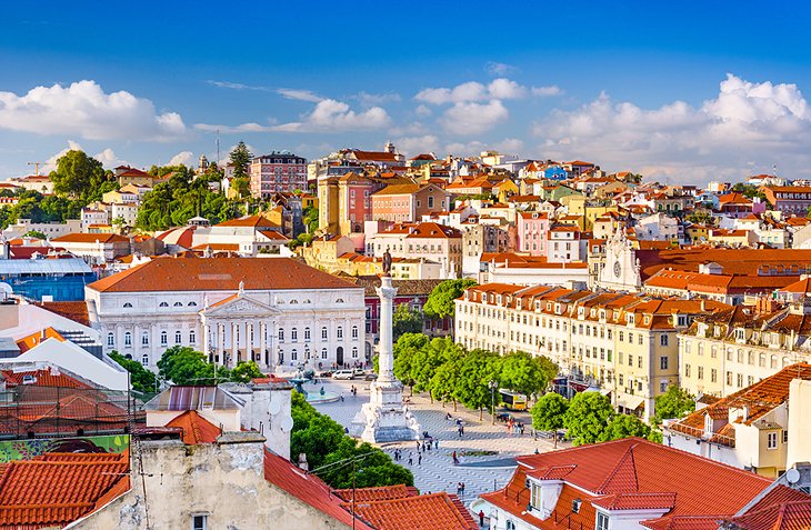 View over Rossio Square
