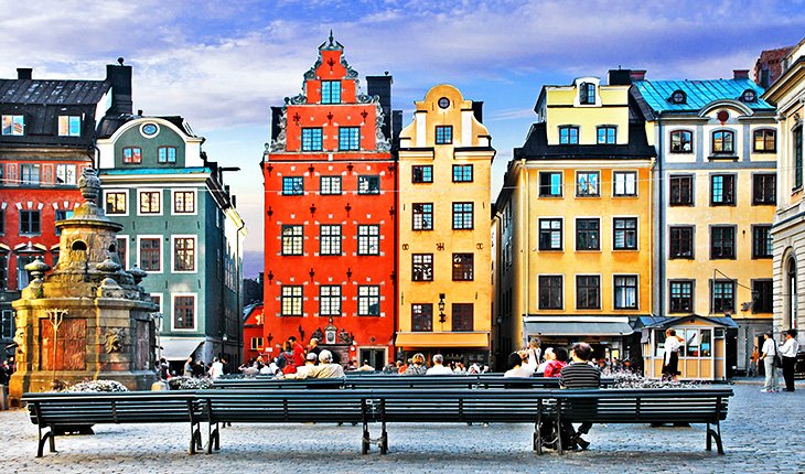 Place Stortorget, vieille ville de Gamla Stan