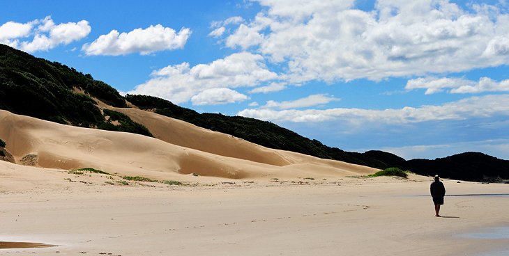 A beach in East London