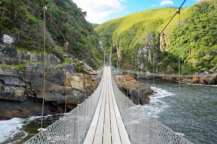 The Storms River Suspension Bridge