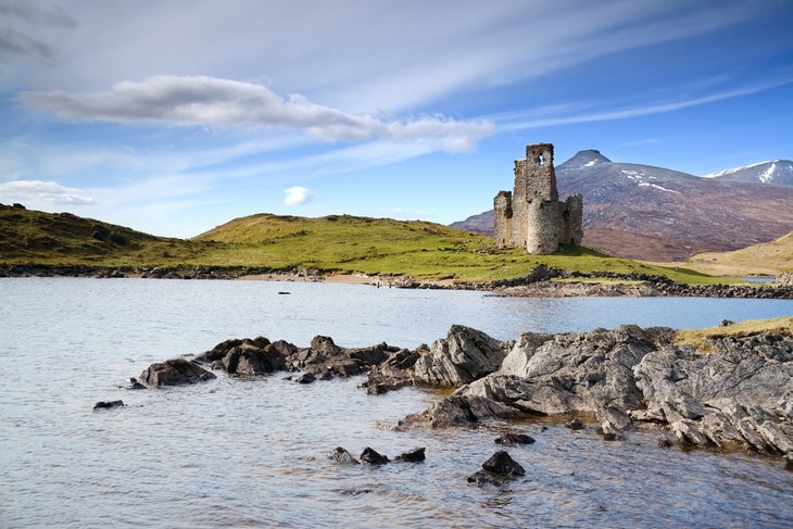 Loch Assynt and Ardvreck Castle