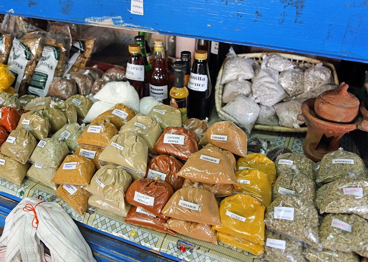 Shopping at Castries Market