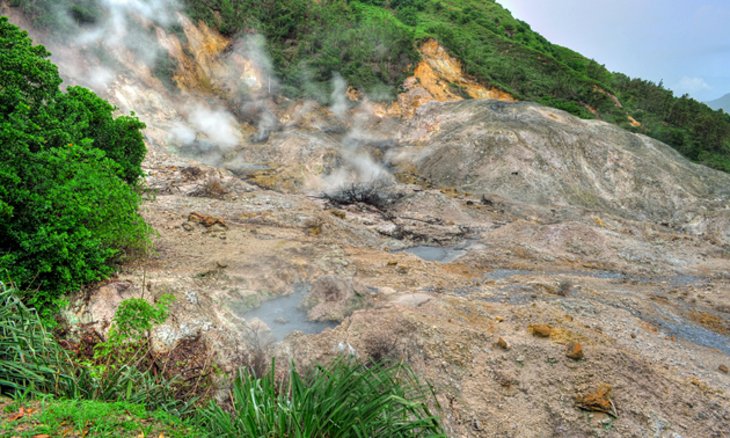 Sulphur Springs Park Scenic Drive, Mount Soufriere