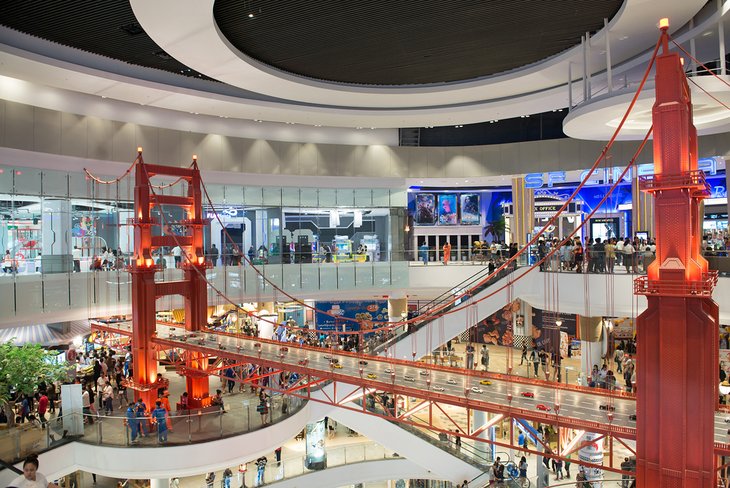 Shopping mall in Bangkok, Thailand