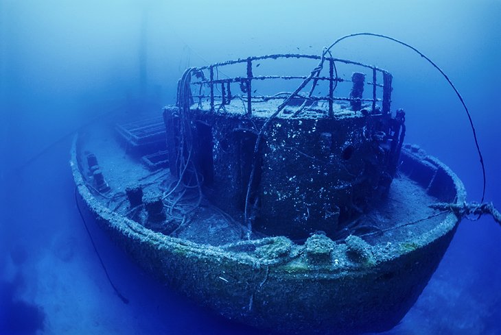 Wreck diving off La Galite islands