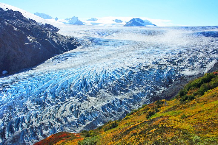 Exit Glacier in Kenai Fjords National Park