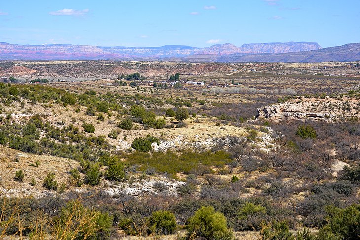 View of landscape near Cottonwood