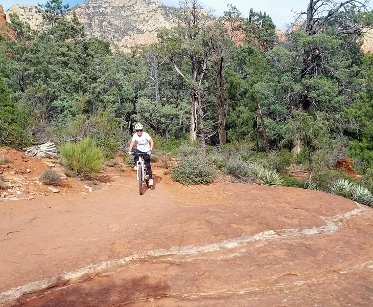 Author Lana Law in the Soldier Pass area