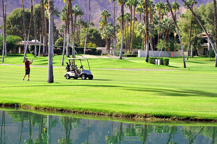 Golf course in Palm Springs