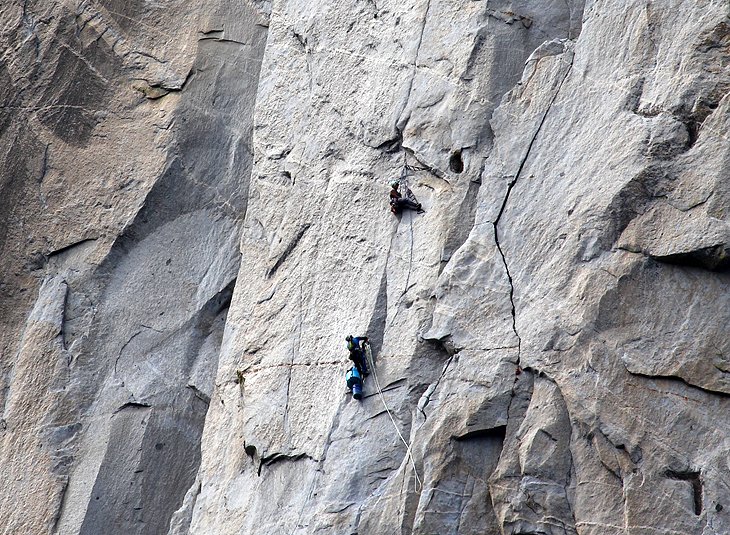 Climbers in Yosemite