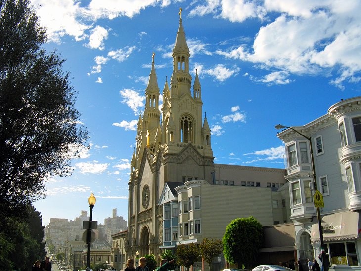 Saints Peter & Paul Church in North Beach