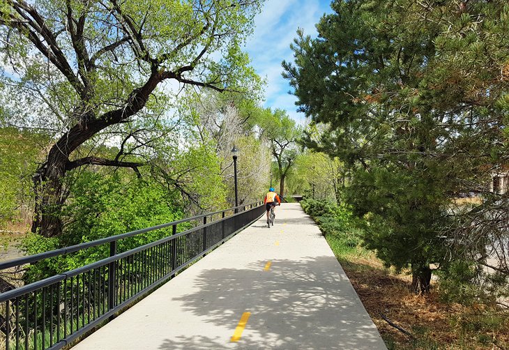 Walk or bike along the Animas River Trail