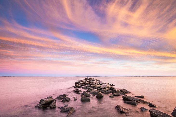 West Beach at Rocky Neck State Park