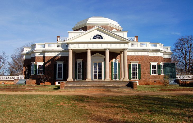 Monticello : le manoir néoclassique de Thomas Jefferson