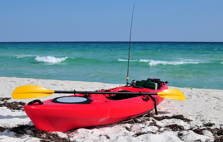 Kayak on the beach