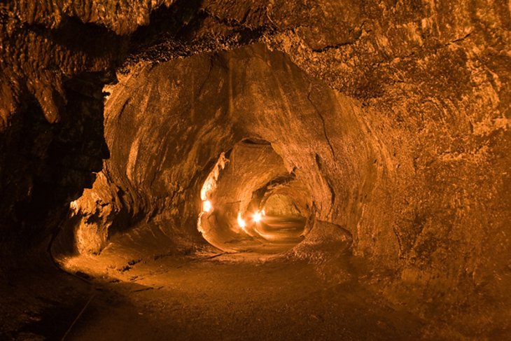 The Thurston Lava Tube tube was formed by lava cooling at different rates as an eruption took place.