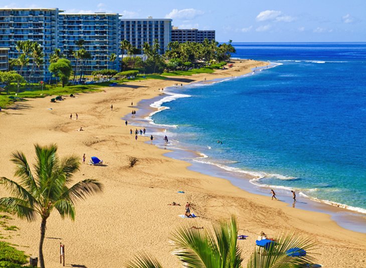 Lahaina et la plage de Kaanapali