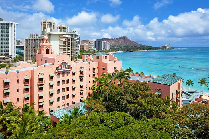 Source de la photo : The Royal Hawaiian, un complexe de luxe