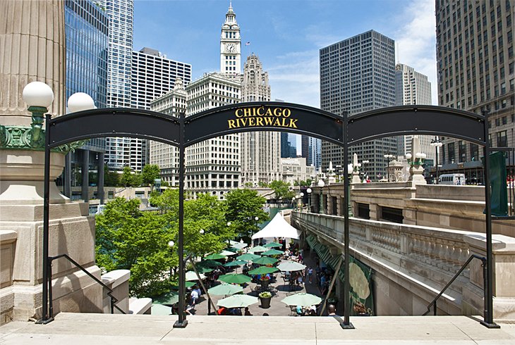 Chicago Riverwalk and Lakefront Trail