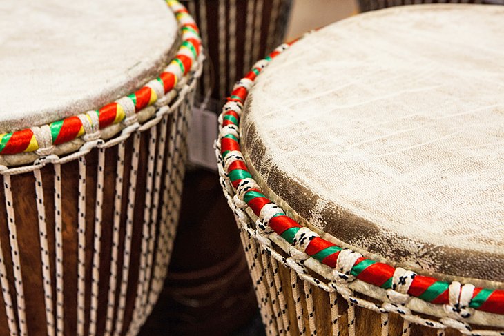 Djembé instrument de percussion africain