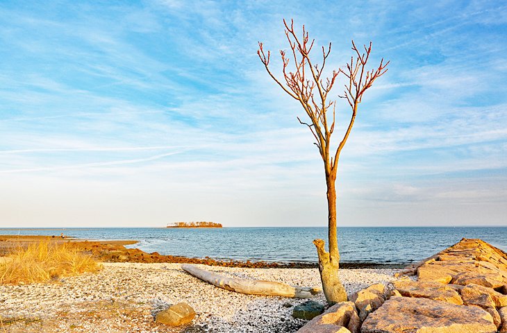 Silver Sand State Park Beach Milford, Connecticut