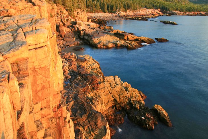 Details about   Postcard Otter Cliffs & The Ocean Drive Maine ME  K6 Acadia National Park 