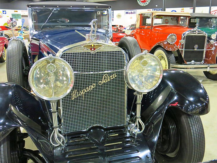 1928 Hispano-Suiza au Musée de l'Automobile de Tupelo