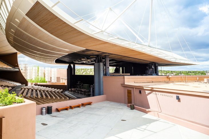 Vue depuis l'opéra de Santa Fe