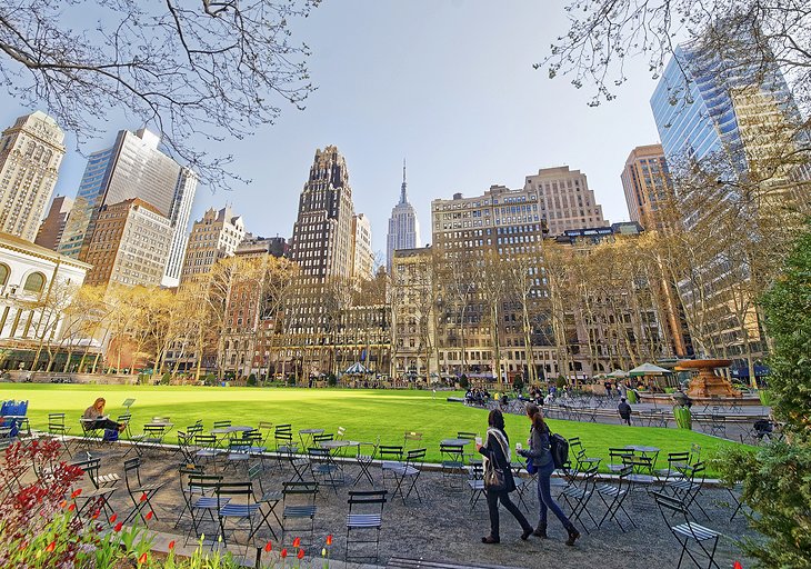 Bryant Park, New York City, America