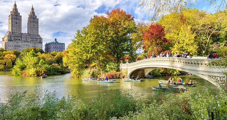 Central Park is one of the most popular tourist attractions in New York City, USA