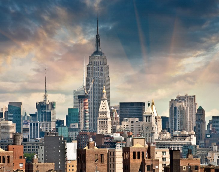 Empire State Building is one of the most important tourist attractions in New York City, USA