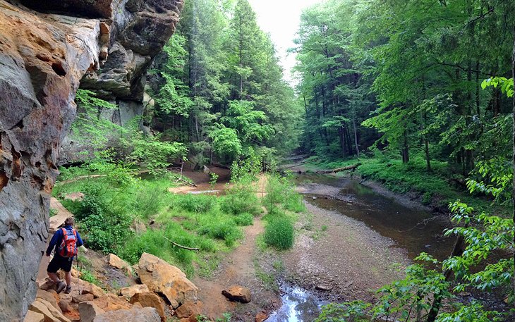 Hiking in Hocking Hills