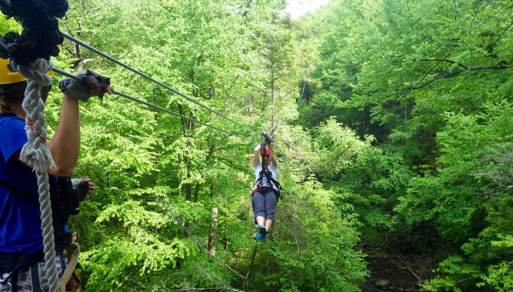 Ziplining