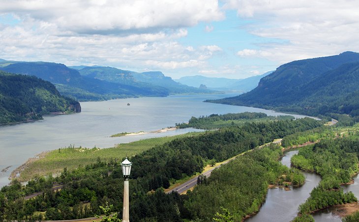 View from Vista House on Crown Point