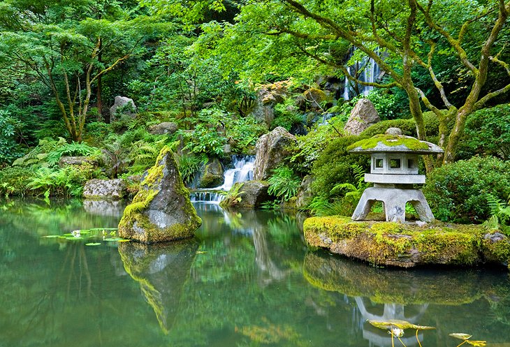 Portland Japanese Garden in Washington Park, Portland